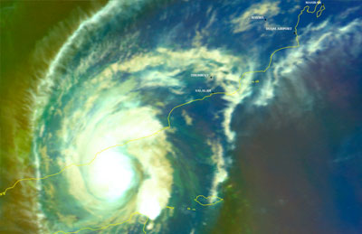 End of possibilities of direct impact tropical Cyclone (CHAPALA) 