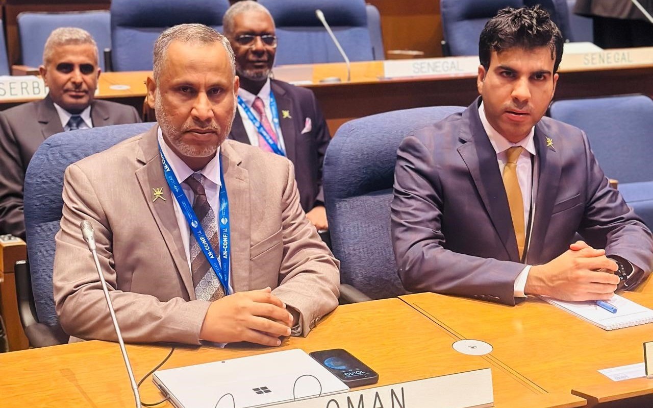 The Sultanate of Oman, represented by the Civil Aviation Authority, at the 14th Air Navigation Conference. 